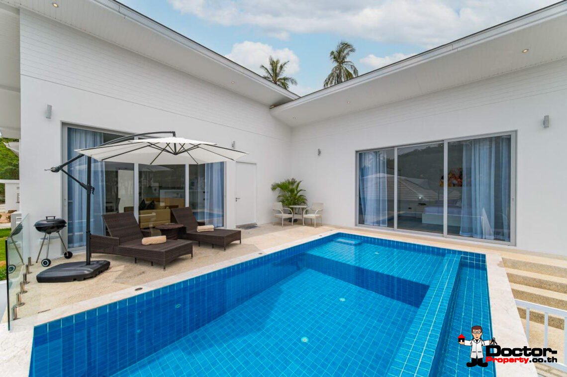 Modern 3 Bedroom Pool Villa in Bang Por, Koh Samui – For Sale