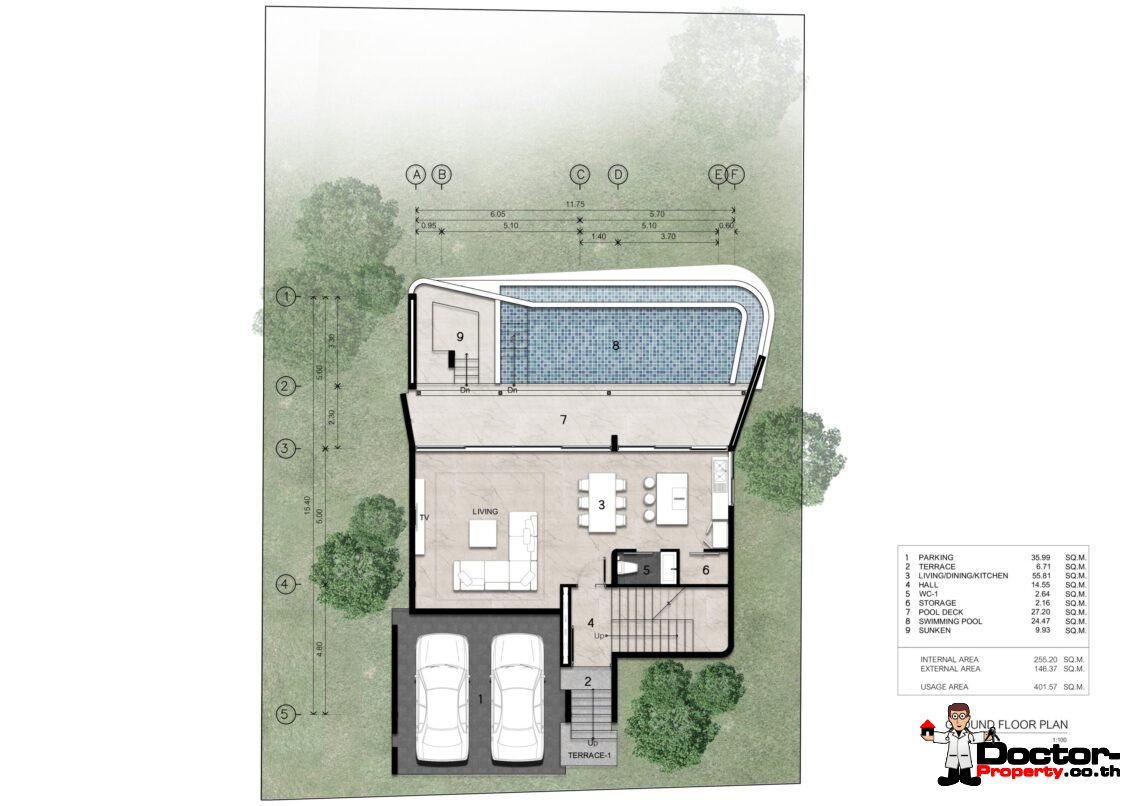 Luxury 4 Bedroom Pool Villa with Sea View in Bang Por, Koh Samui – For Sale