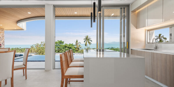 Luxury 4 Bedroom Pool Villa with Sea View in Bang Por, Koh Samui – For Sale