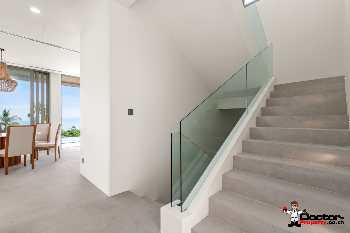Luxury 4 Bedroom Pool Villa with Sea View in Bang Por, Koh Samui – For Sale