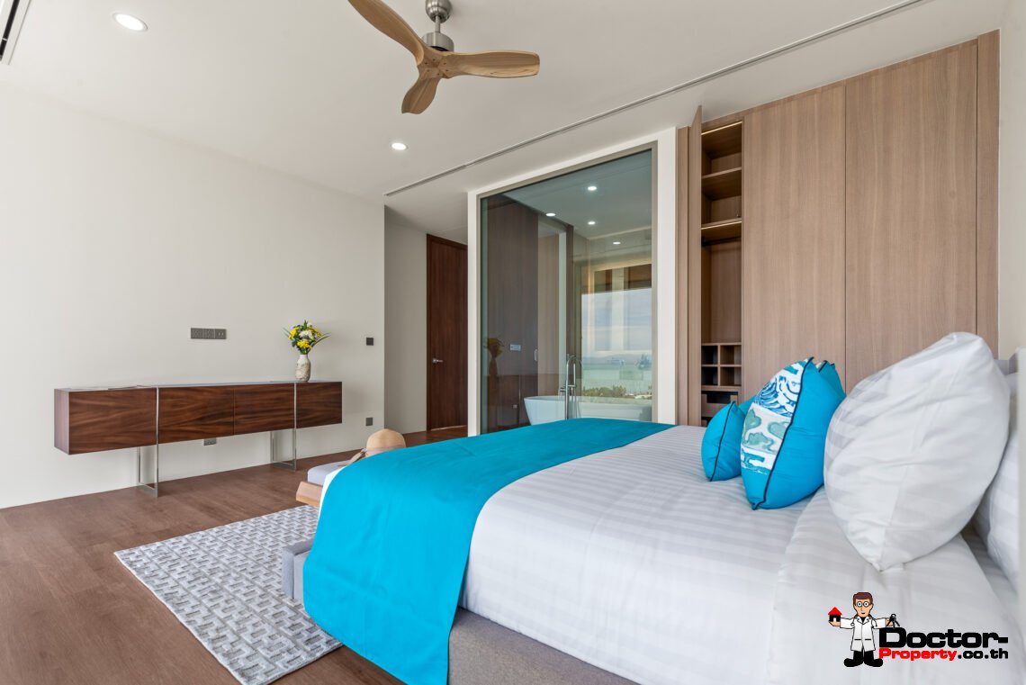 Luxury 4 Bedroom Pool Villa with Sea View in Bang Por, Koh Samui – For Sale