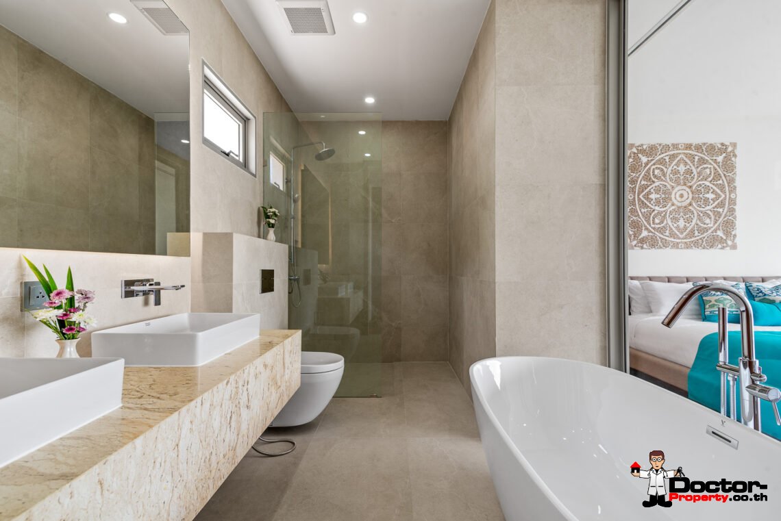 Luxury 4 Bedroom Pool Villa with Sea View in Bang Por, Koh Samui – For Sale