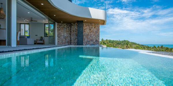 Luxury 4 Bedroom Pool Villa with Sea View in Bang Por, Koh Samui – For Sale