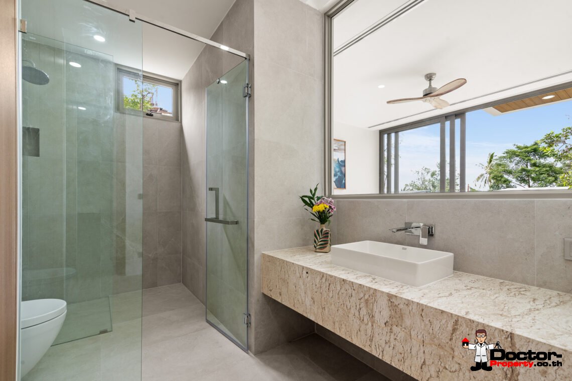 Luxury 4 Bedroom Pool Villa with Sea View in Bang Por, Koh Samui – For Sale
