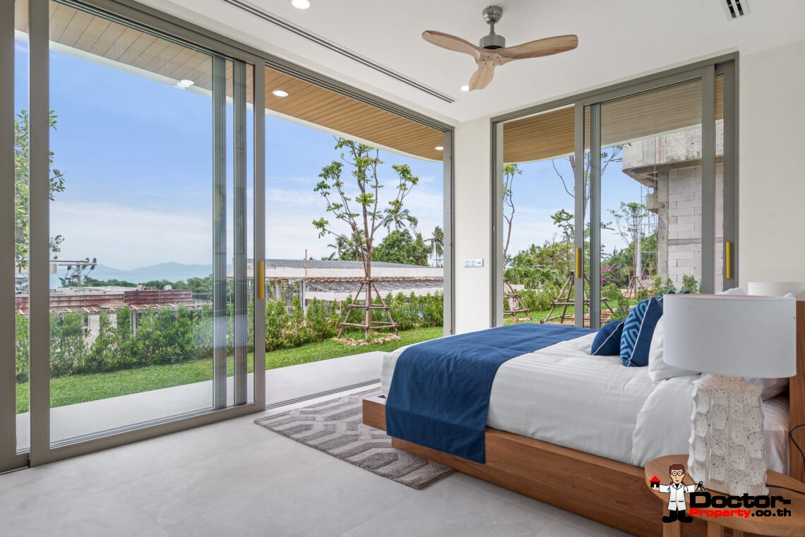 Luxury 4 Bedroom Pool Villa with Sea View in Bang Por, Koh Samui – For Sale