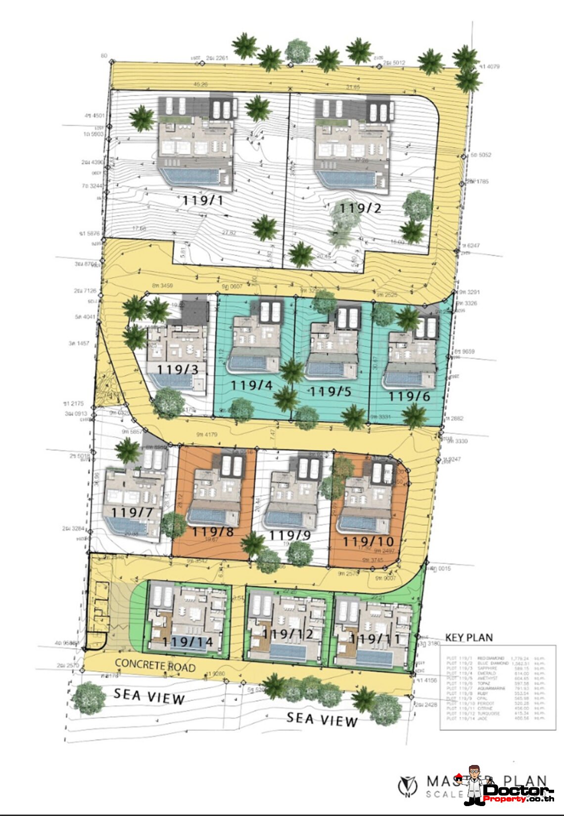 Luxury 4 Bedroom Pool Villa with Sea View in Bang Por, Koh Samui – For Sale