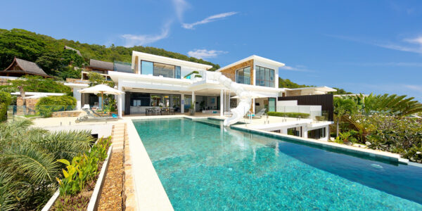 Luxury 5 Bedroom Pool Villa with Stunning Sea View in Choeng Mon, Koh Samui – For Sale