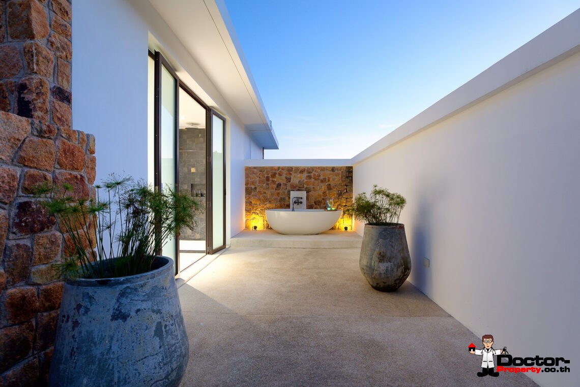 Luxury 5 Bedroom Pool Villa with Stunning Sea View in Choeng Mon, Koh Samui – For Sale