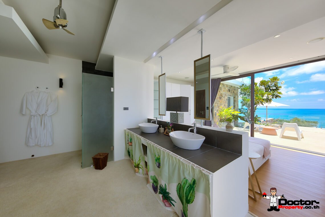 Luxury 5 Bedroom Pool Villa with Stunning Sea View in Choeng Mon, Koh Samui – For Sale