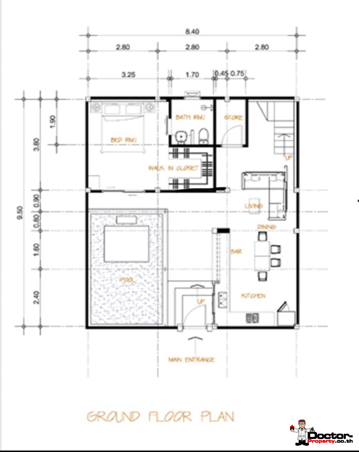 3 Bedroom Pool Villa with Partial Sea View in Lamai, Koh Samui – For Sale