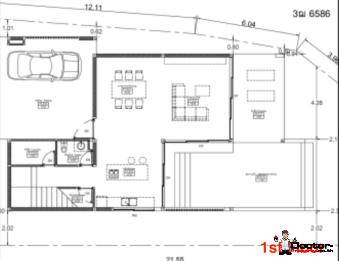 3 Bedroom Pool Villa with Sea View in Plai Laem, Koh Samui – For Sale