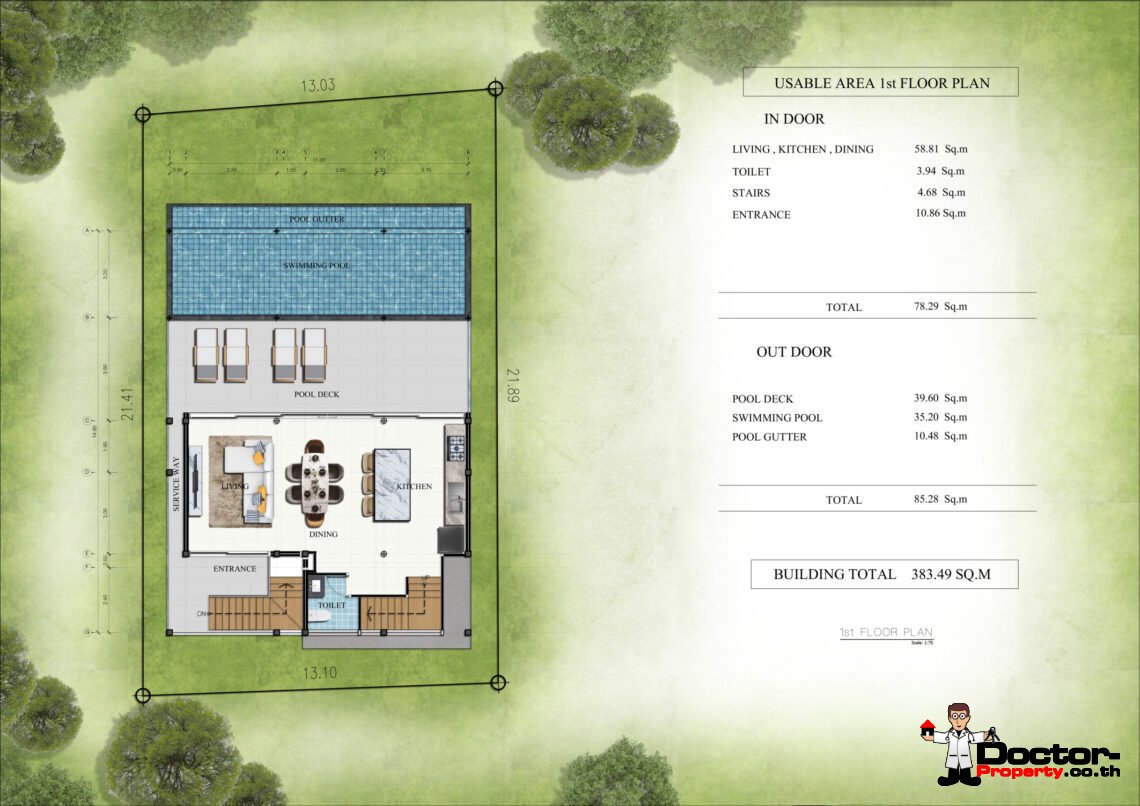 Modern 3 Bedroom Pool Villa with Sea View in Plai Laem, Koh Samui – For Sale