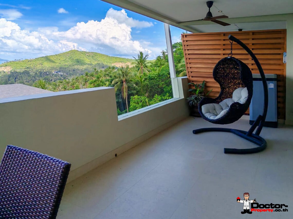 3 Bedroom Sea View Apartment in Mae Nam, Koh Samui – For Sale