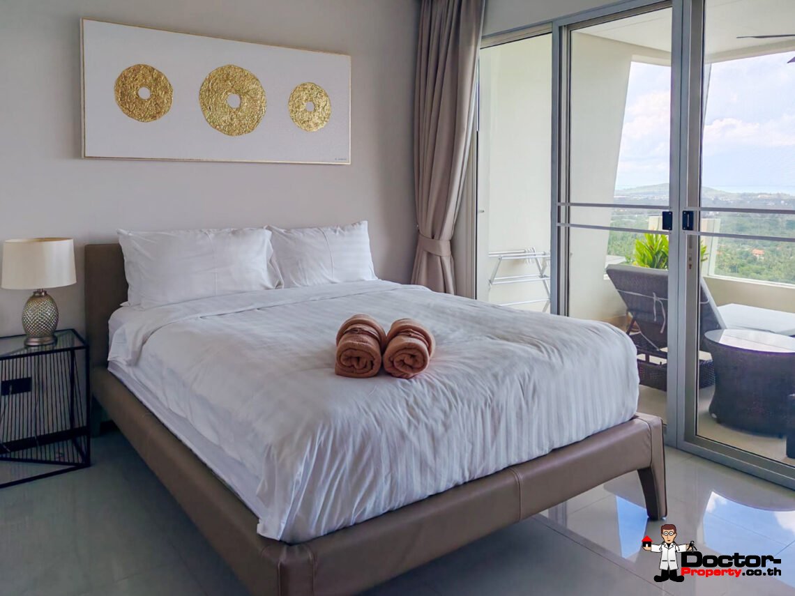 3 Bedroom Sea View Apartment in Mae Nam, Koh Samui – For Sale
