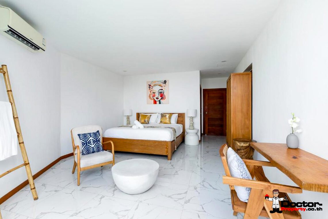 3 Bedroom Pool Villa with Sea View in Bo Phut, Koh Samui – For Sale