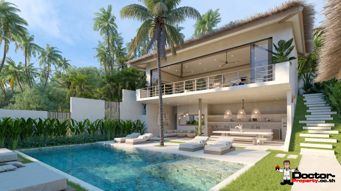 5 Bedroom Villa with Sea View and Sunset View in Bang Makham, Koh Samui – For Sale