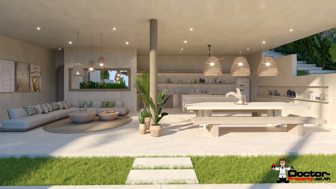 5 Bedroom Villa with Sea View and Sunset View in Bang Makham, Koh Samui – For Sale