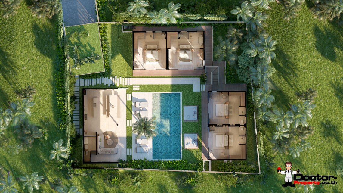 5 Bedroom Villa with Sea View and Sunset View in Bang Makham, Koh Samui – For Sale