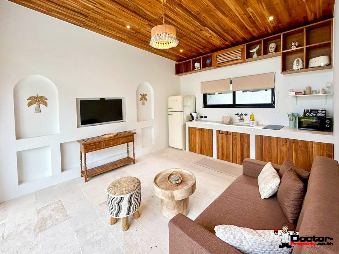 Modern 1 Bedroom Pool Villa in Bo Phut, Koh Samui – For Sale