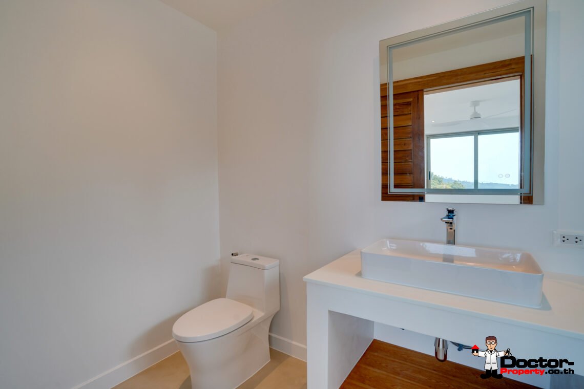 3 Bedroom Pool Villa with Sea View in Bo Phut, Koh Samui – For Sale