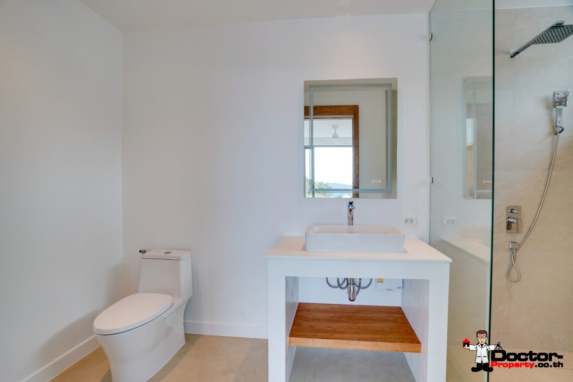 3 Bedroom Pool Villa with Sea View in Bo Phut, Koh Samui – For Sale