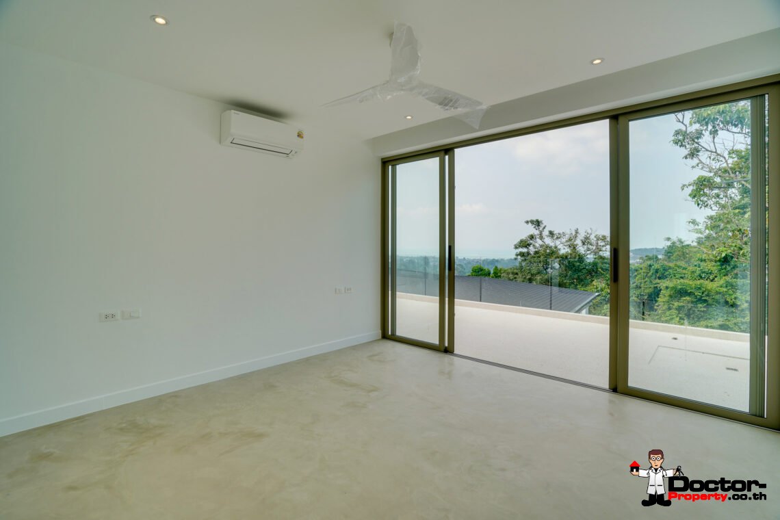 3 Bedroom Pool Villa with Sea View in Bo Phut, Koh Samui – For Sale