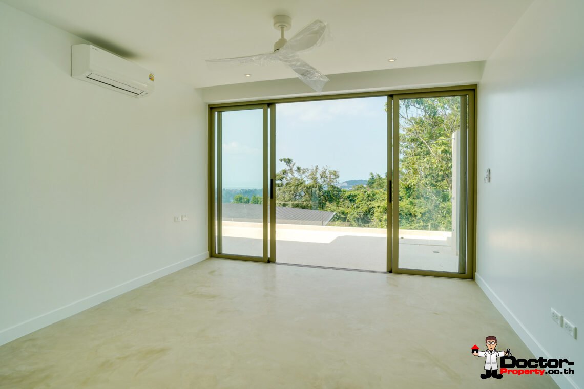 3 Bedroom Pool Villa with Sea View in Bo Phut, Koh Samui – For Sale