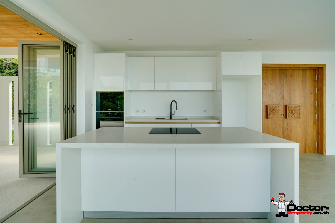 3 Bedroom Pool Villa with Sea View in Bo Phut, Koh Samui – For Sale