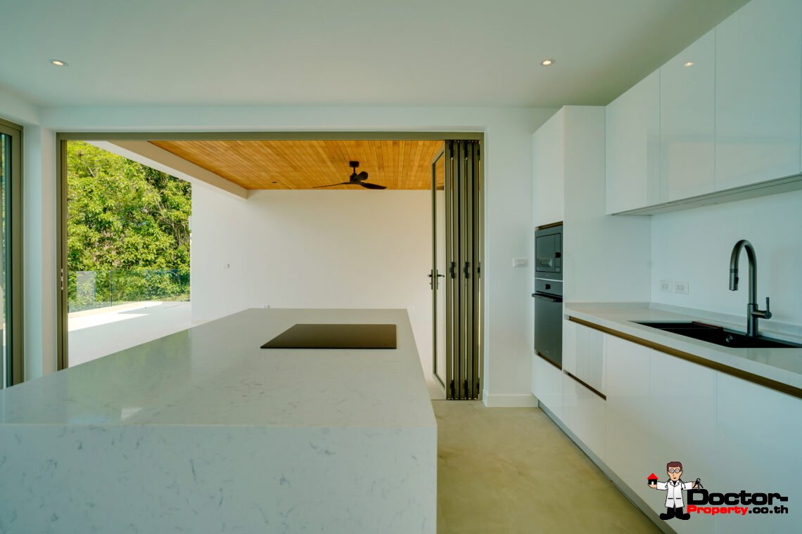 3 Bedroom Pool Villa with Sea View in Bo Phut, Koh Samui – For Sale