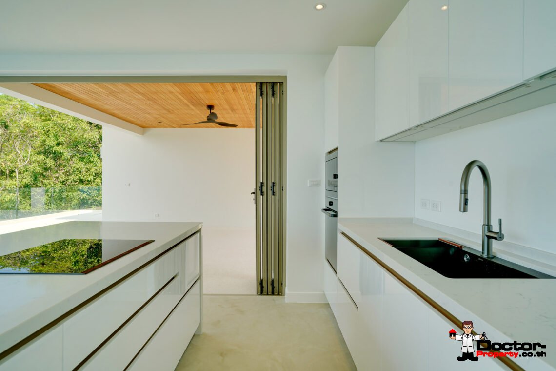 3 Bedroom Pool Villa with Sea View in Bo Phut, Koh Samui – For Sale