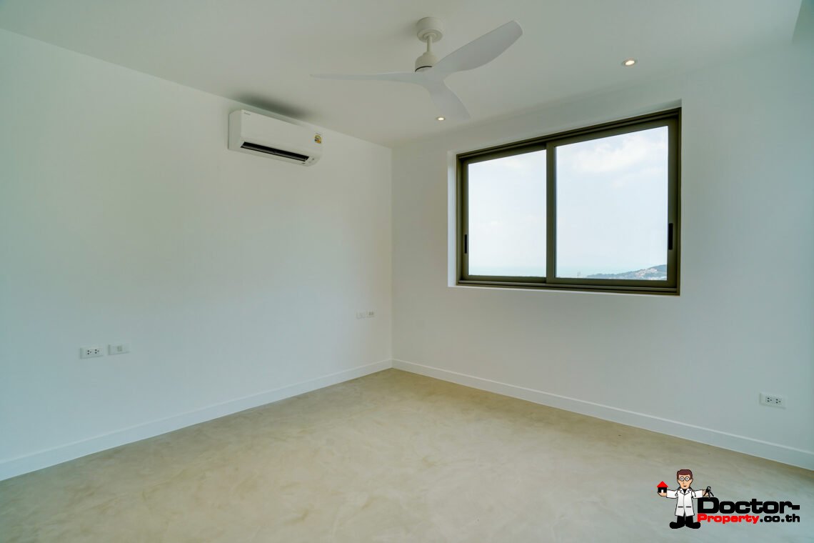 3 Bedroom Pool Villa with Sea View in Bo Phut, Koh Samui – For Sale