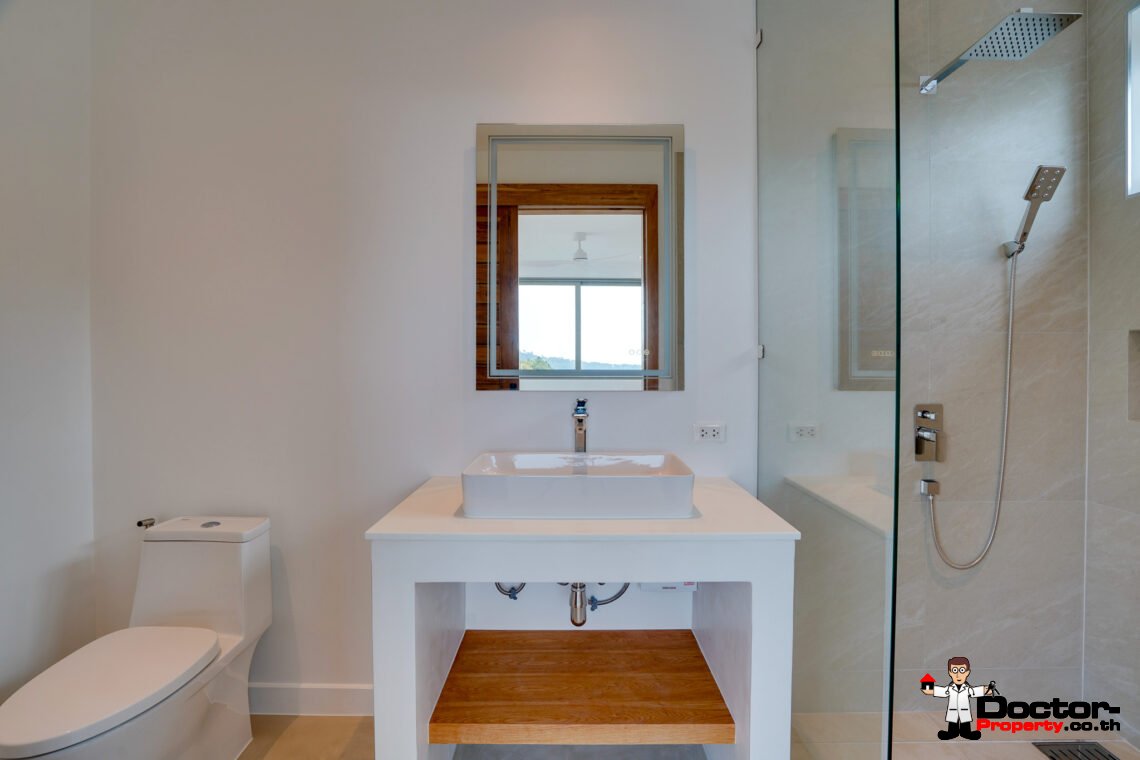 3 Bedroom Pool Villa with Sea View in Bo Phut, Koh Samui – For Sale