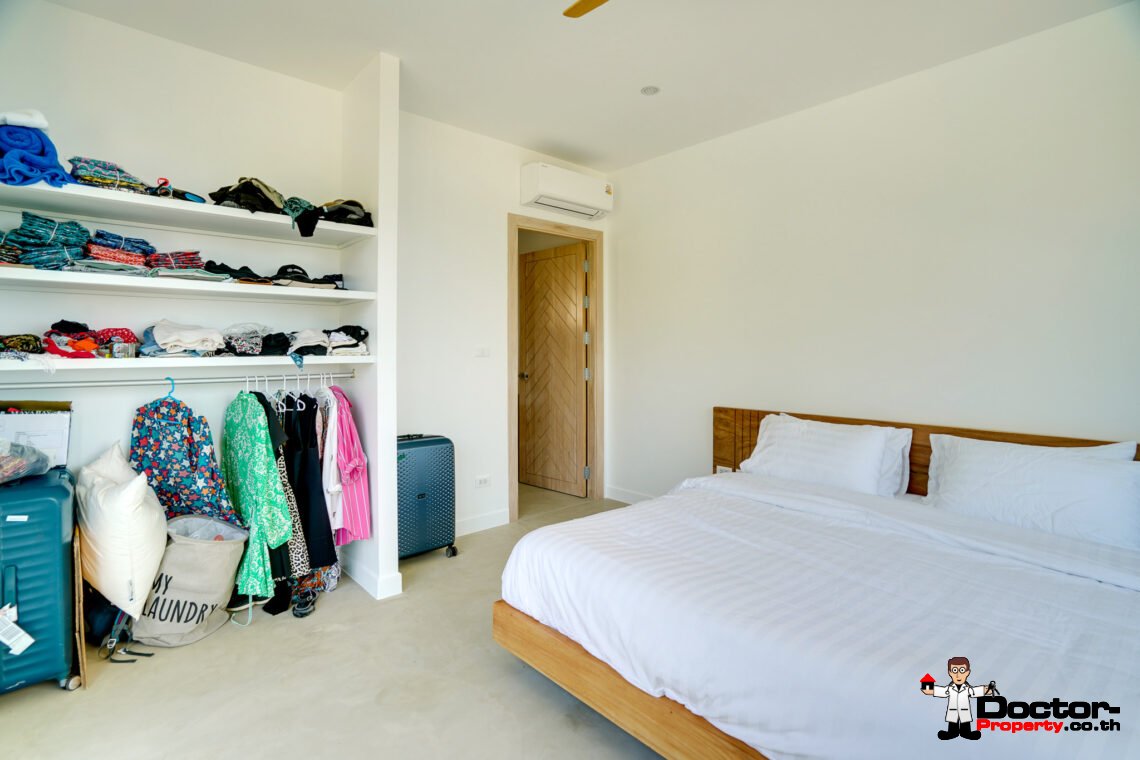 Modern 3 Bedroom Pool Villa with Sea View in Bo Phut, Koh Samui – For Sale