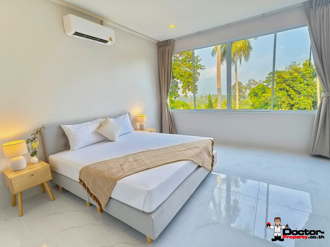 3 Bedroom Pool Villa with Partial Sea View in Chaweng, Koh Samui – For Sale