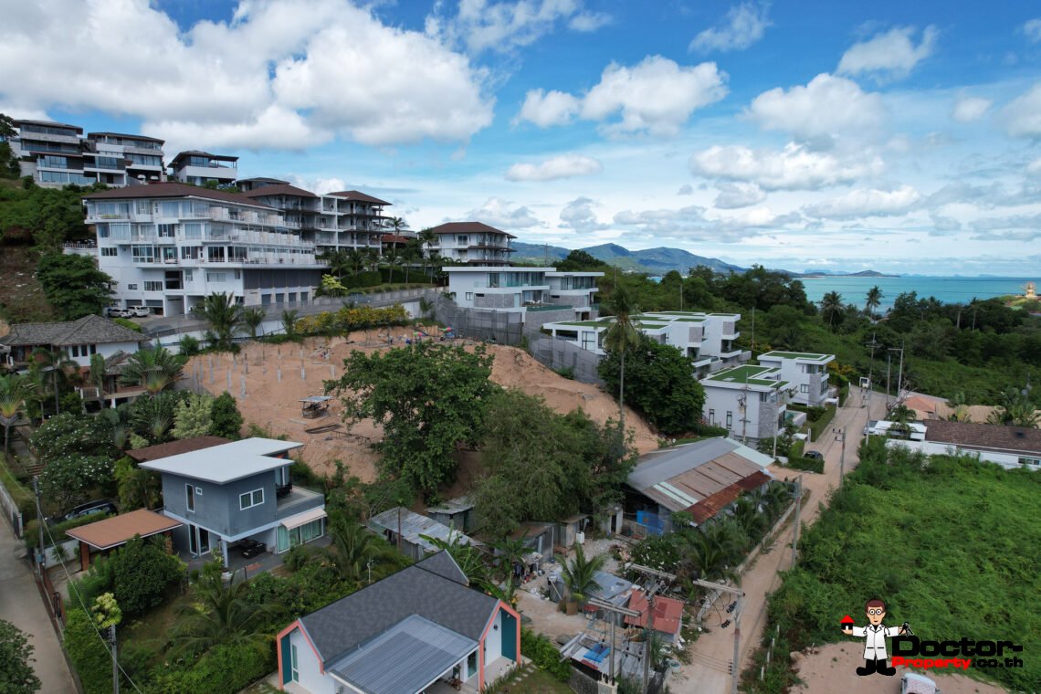 Luxury 3 Bedroom Pool Villa with Sea View in Plai Laem, Koh Samui – For Sale