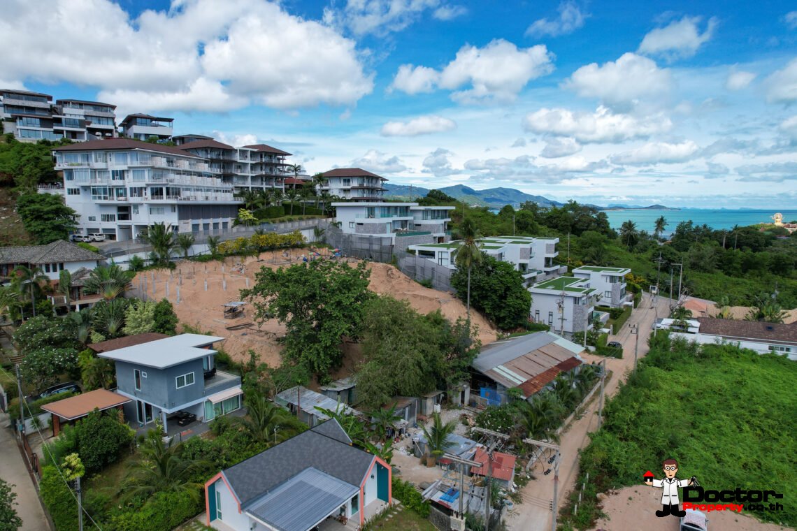 Luxury 3 Bedroom Pool Villa with Sea View in Plai Laem, Koh Samui – For Sale