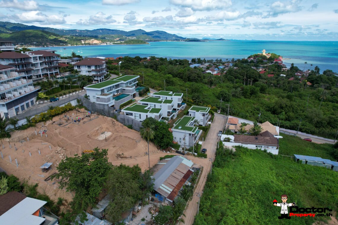Luxury 3 Bedroom Pool Villa with Sea View in Plai Laem, Koh Samui – For Sale