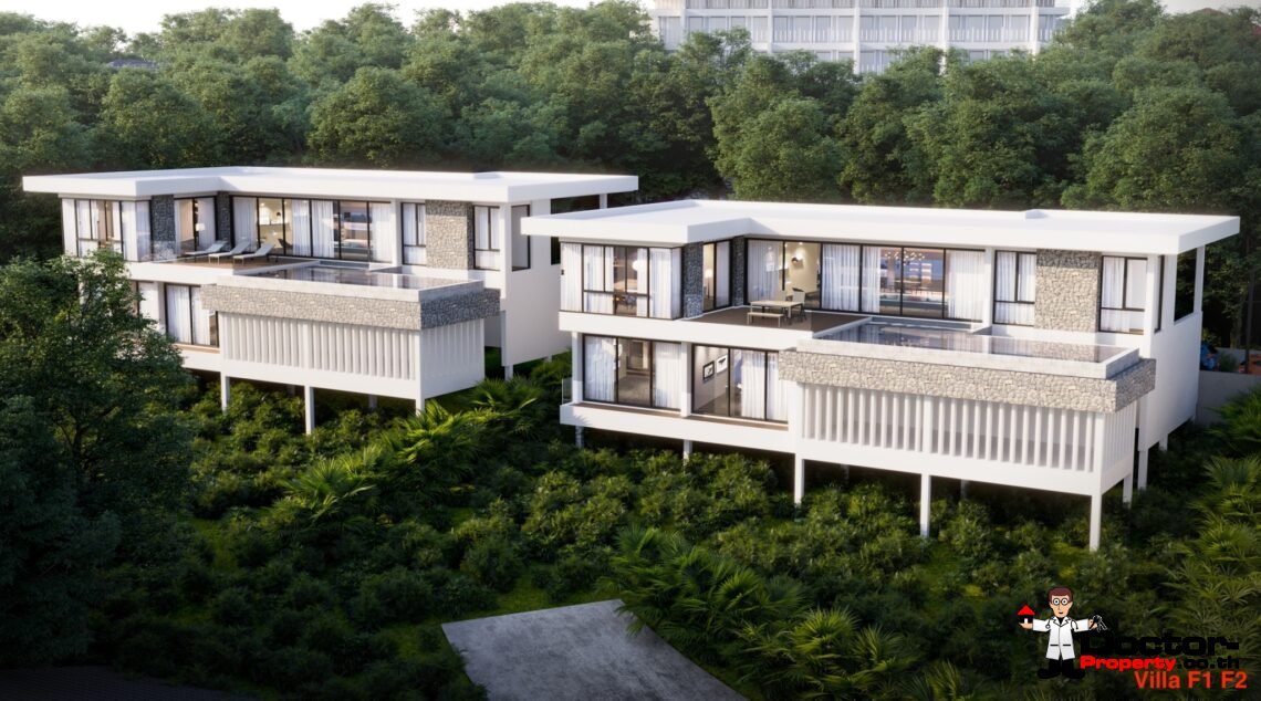 Luxury 3 Bedroom Pool Villa with Sea View in Plai Laem, Koh Samui – For Sale