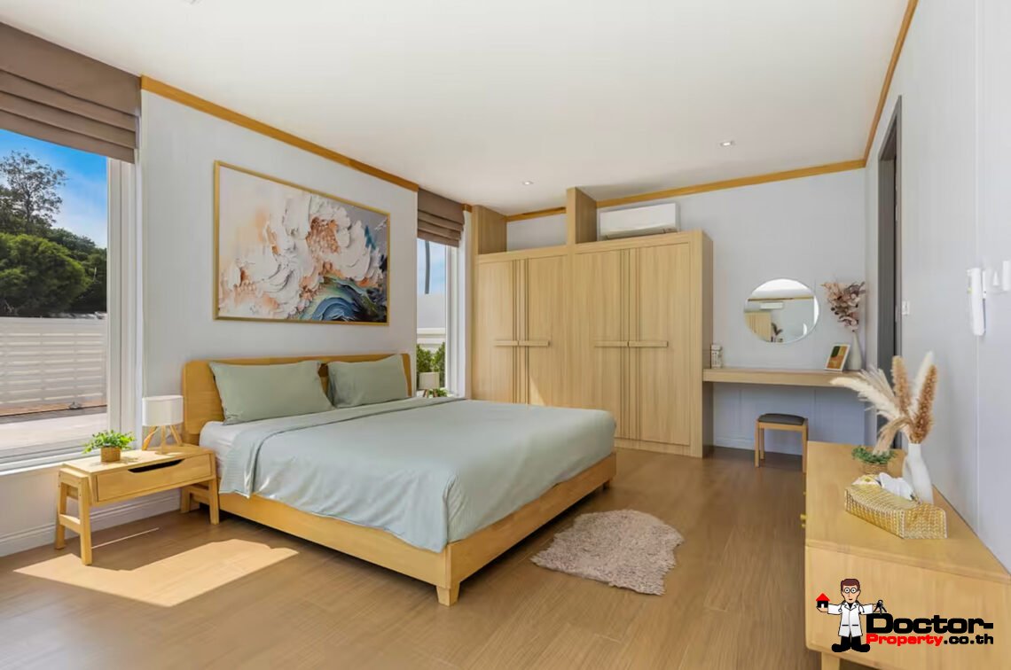 3 Bedroom Pool Villa Bali Style in Plai Laem, Koh Samui – For Sale