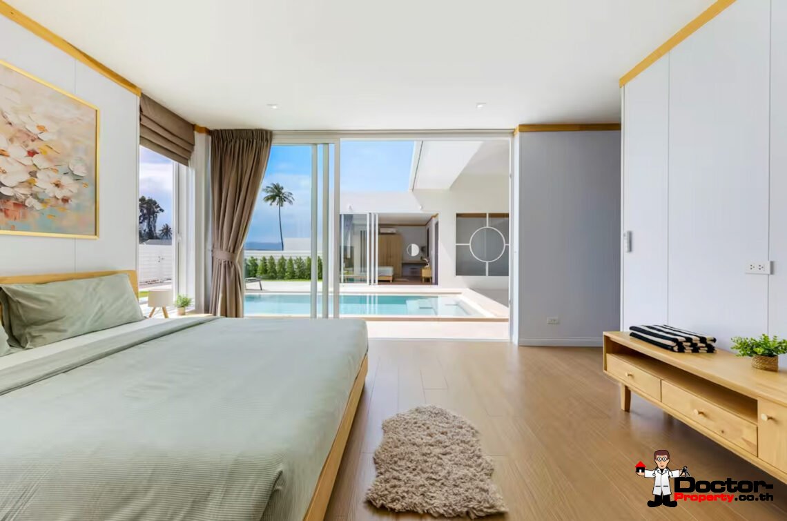 3 Bedroom Pool Villa Bali Style in Plai Laem, Koh Samui – For Sale