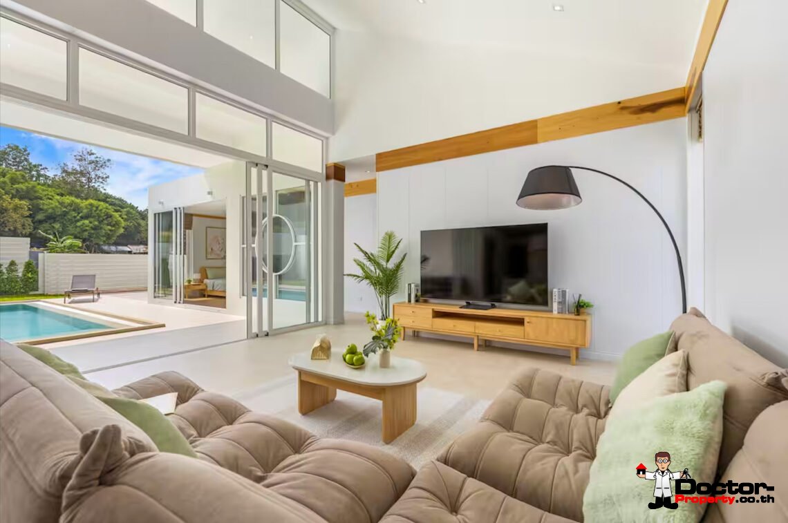 3 Bedroom Pool Villa Bali Style in Plai Laem, Koh Samui – For Sale