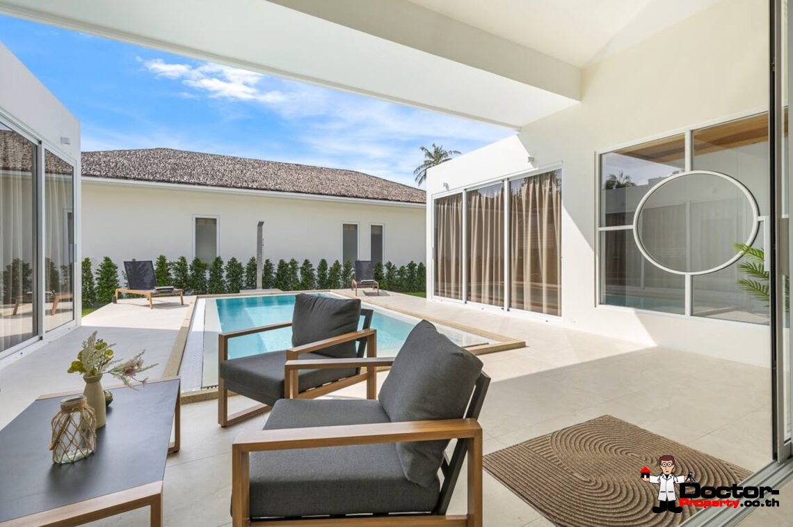 3 Bedroom Pool Villa Bali Style in Plai Laem, Koh Samui – For Sale