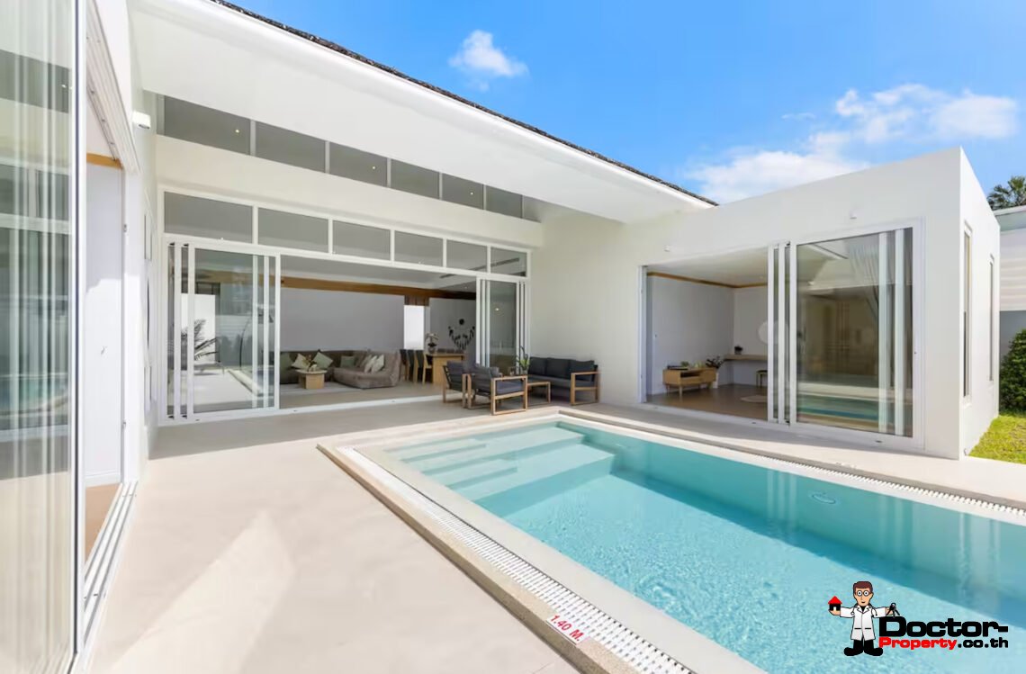 3 Bedroom Pool Villa Bali Style in Plai Laem, Koh Samui – For Sale