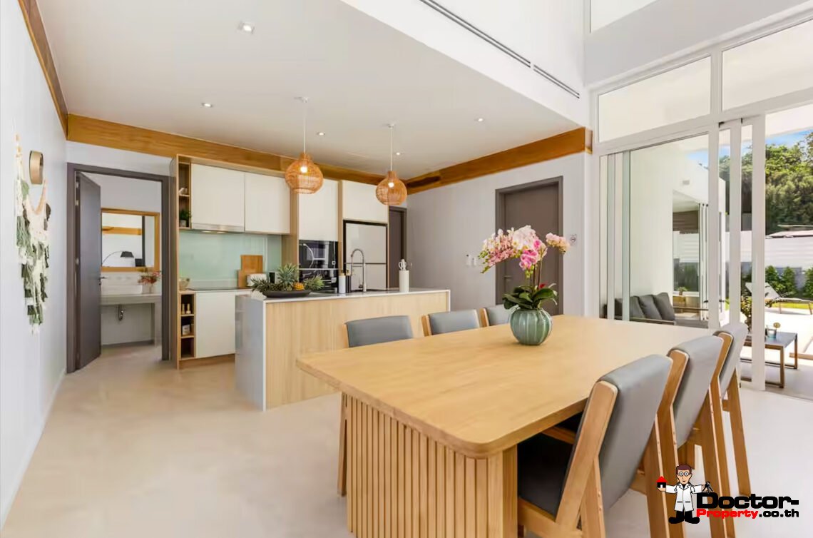 3 Bedroom Pool Villa Bali Style in Plai Laem, Koh Samui – For Sale