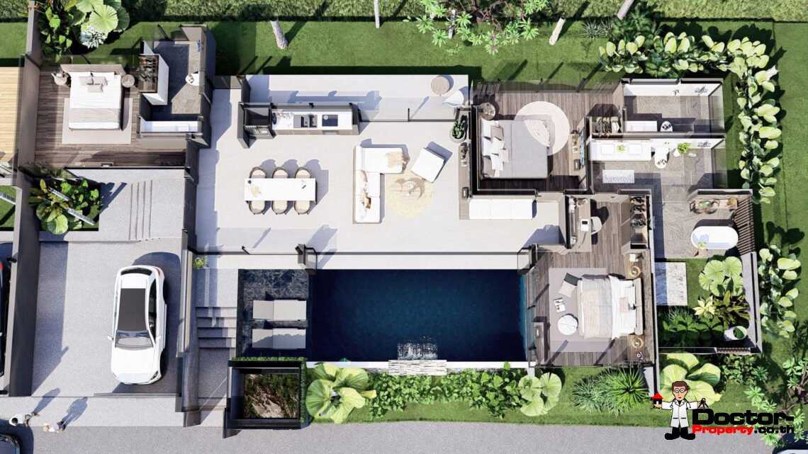 Modern Tropical 3 Bedroom Pool Villa in Mae Nam, Koh Samui – For Sale