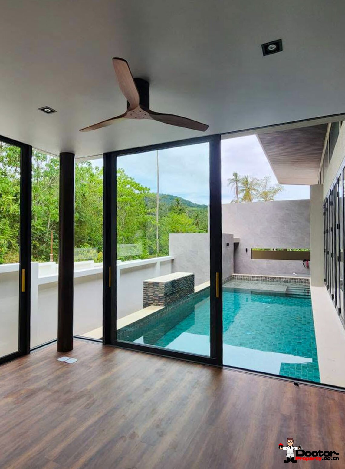 Modern Tropical 3 Bedroom Pool Villa in Mae Nam, Koh Samui – For Sale