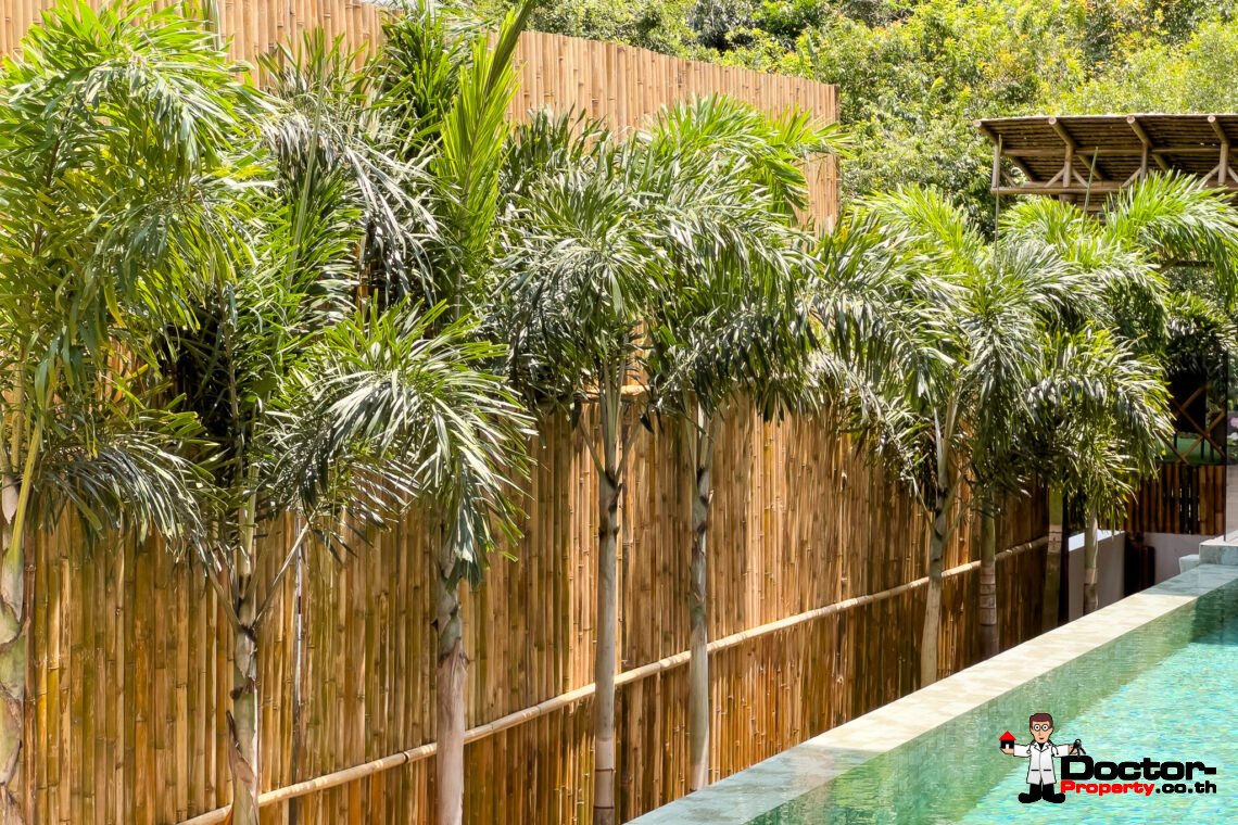 3 Bedroom Pool Villa with Partial Sea View in Bo Phut, Koh Samui – For Sale