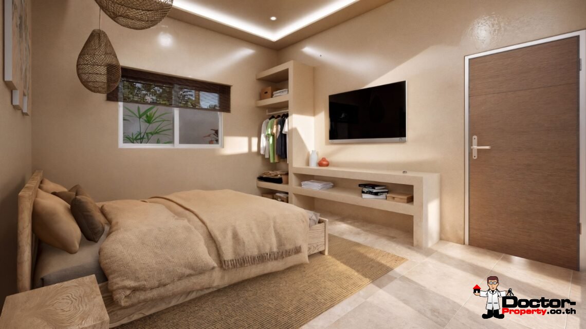 2 Bedroom Tropical Villa with Garden View in Mae Nam, Koh Samui – For Sale