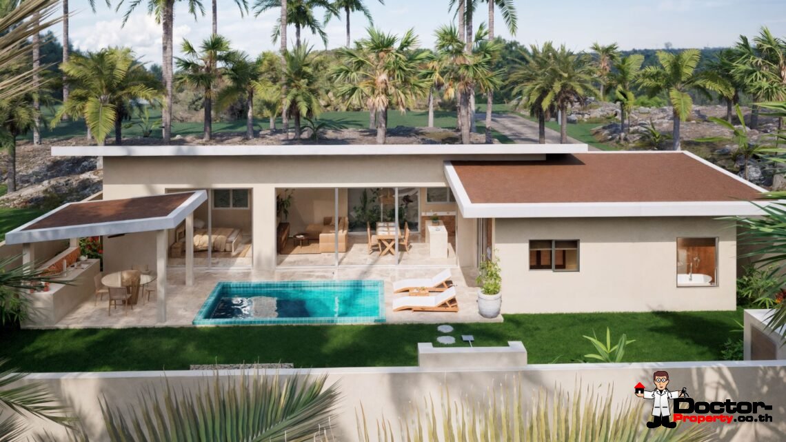 2 Bedroom Tropical Villa with Garden View in Mae Nam, Koh Samui – For Sale