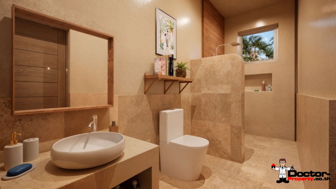 2 Bedroom Tropical Villa with Garden View in Mae Nam, Koh Samui – For Sale